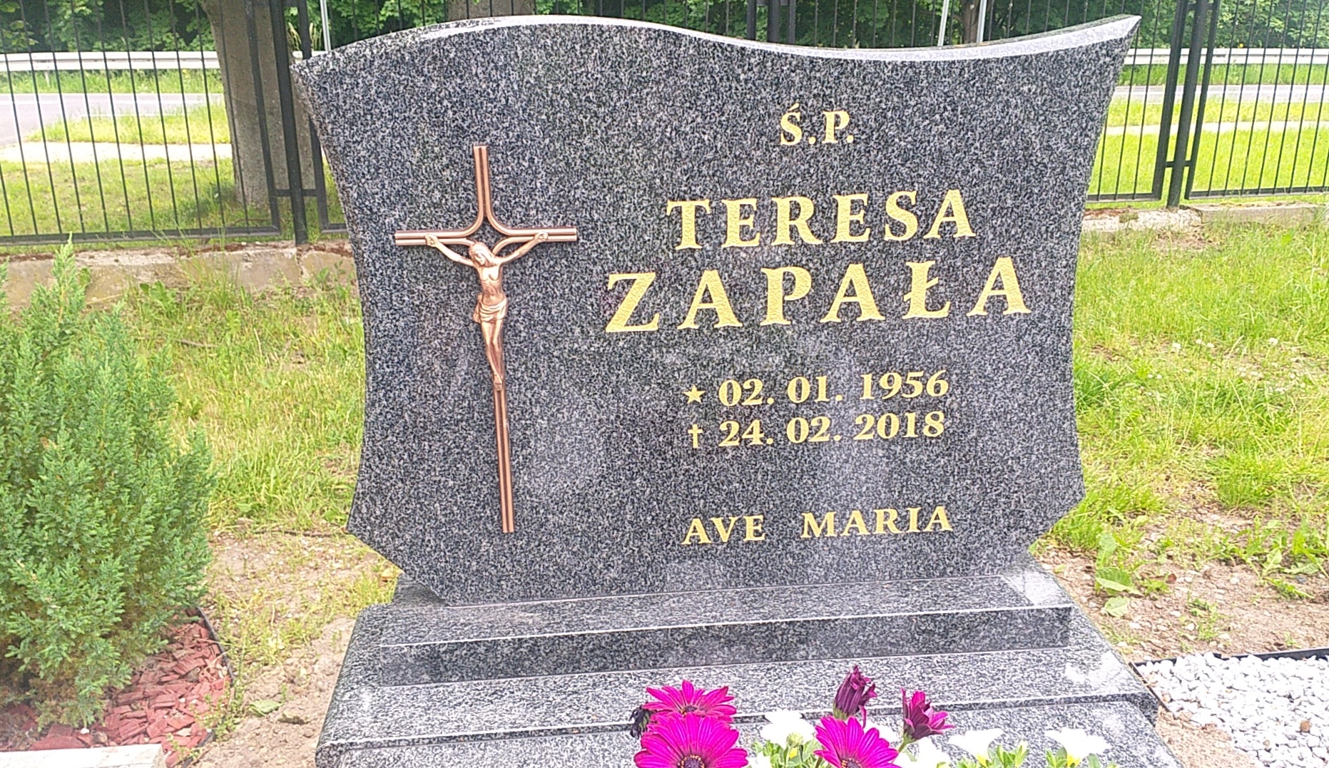 Teresa Zapała 1956 Węgorzyno - Grobonet - Wyszukiwarka osób pochowanych