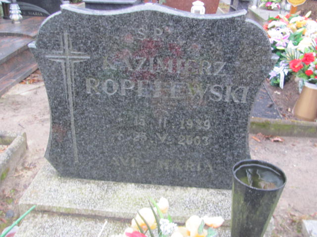 Kazimierz Ropelewski 1939 Węgorzyno - Grobonet - Wyszukiwarka osób pochowanych