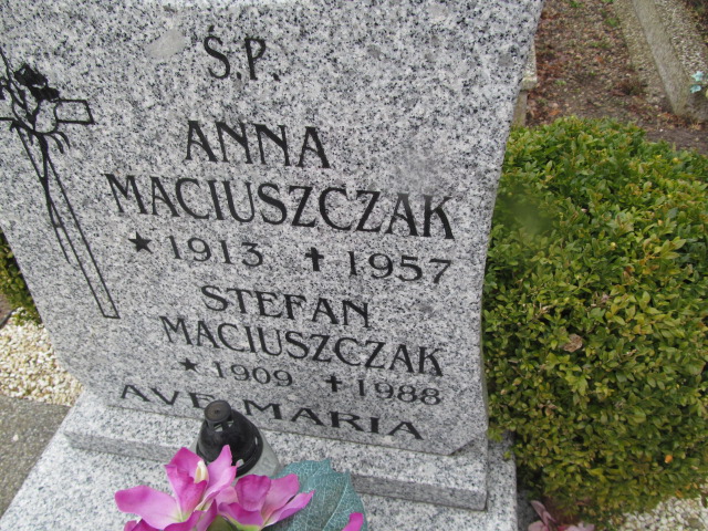 Stefan Maciuszczak 1909 Węgorzyno - Grobonet - Wyszukiwarka osób pochowanych