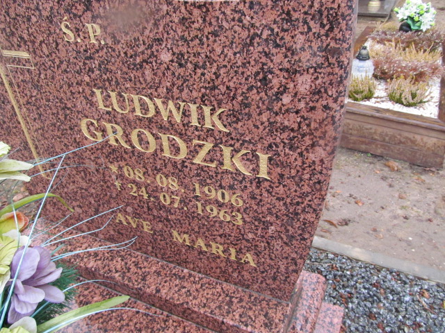 Ludwik Grodzki 1906 Węgorzyno - Grobonet - Wyszukiwarka osób pochowanych