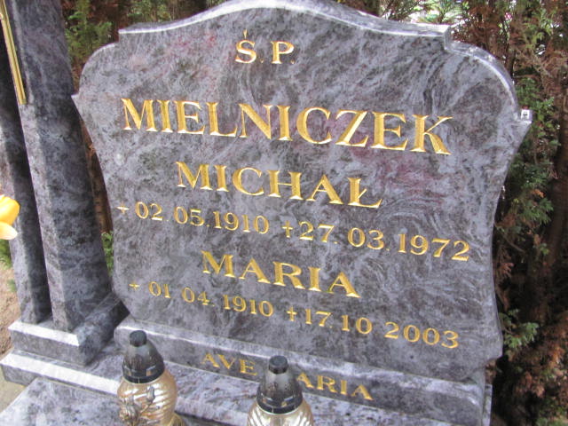 Maria Mielniczek 1910 Węgorzyno - Grobonet - Wyszukiwarka osób pochowanych