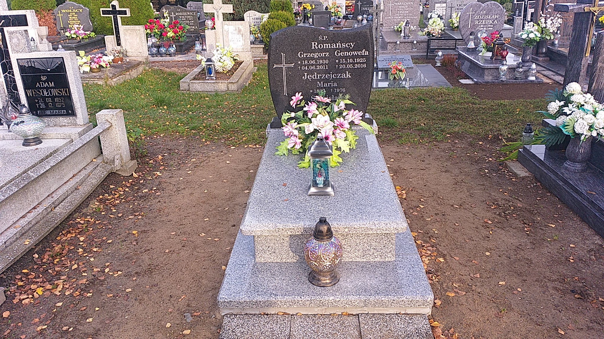 Grzegorz Romański 1930 Węgorzyno - Grobonet - Wyszukiwarka osób pochowanych