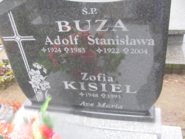 Zofia Kisiel 1948 Węgorzyno - Grobonet - Wyszukiwarka osób pochowanych