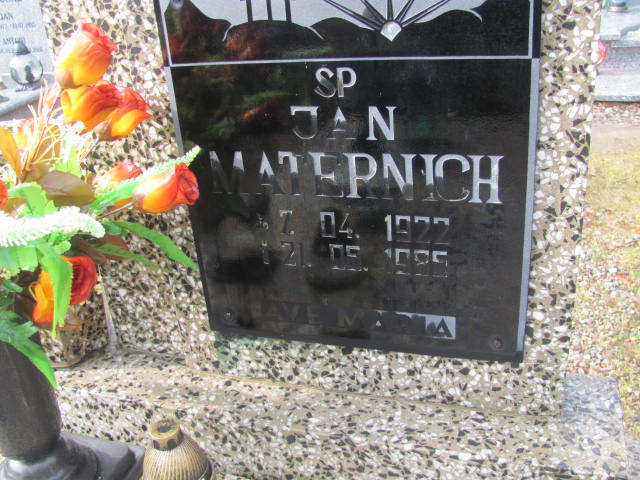 Jan Maternich 1922 Węgorzyno - Grobonet - Wyszukiwarka osób pochowanych