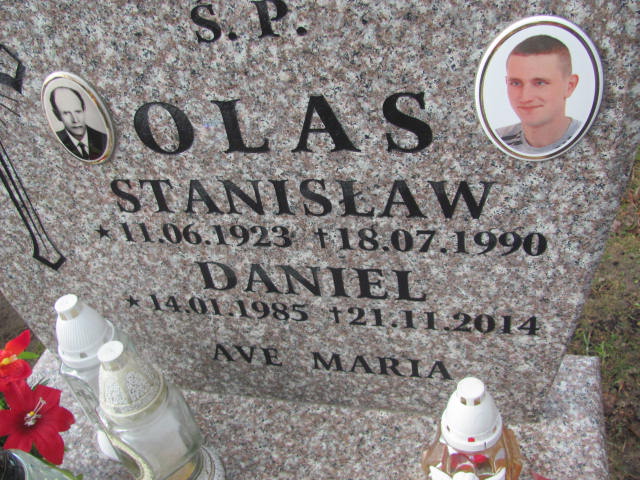 Daniel Olas 1985 Węgorzyno - Grobonet - Wyszukiwarka osób pochowanych