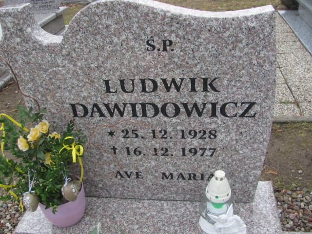 Ludwik Dawidowicz 1928 Węgorzyno - Grobonet - Wyszukiwarka osób pochowanych