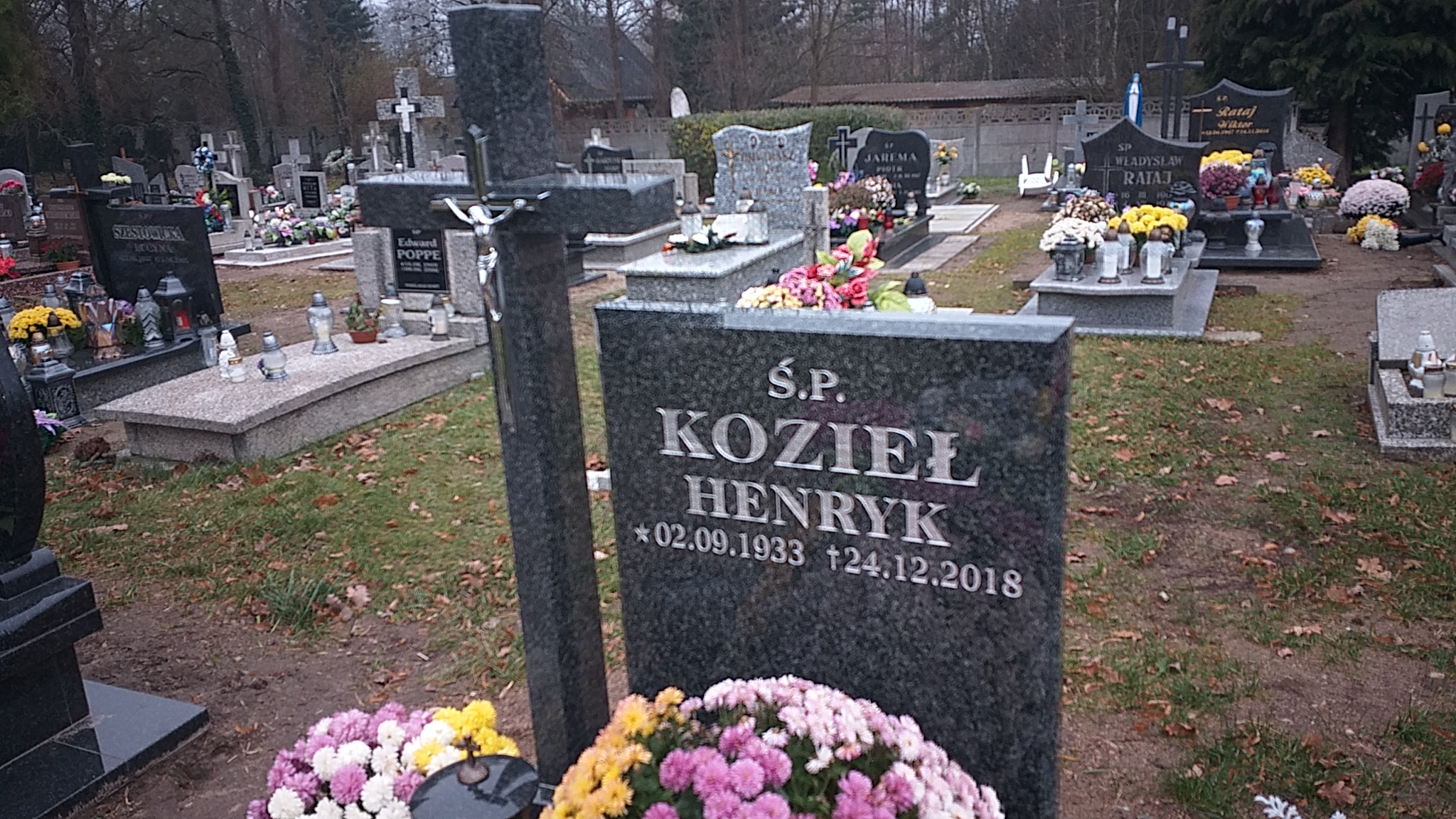 Henryk Kozieł 1933 Węgorzyno - Grobonet - Wyszukiwarka osób pochowanych