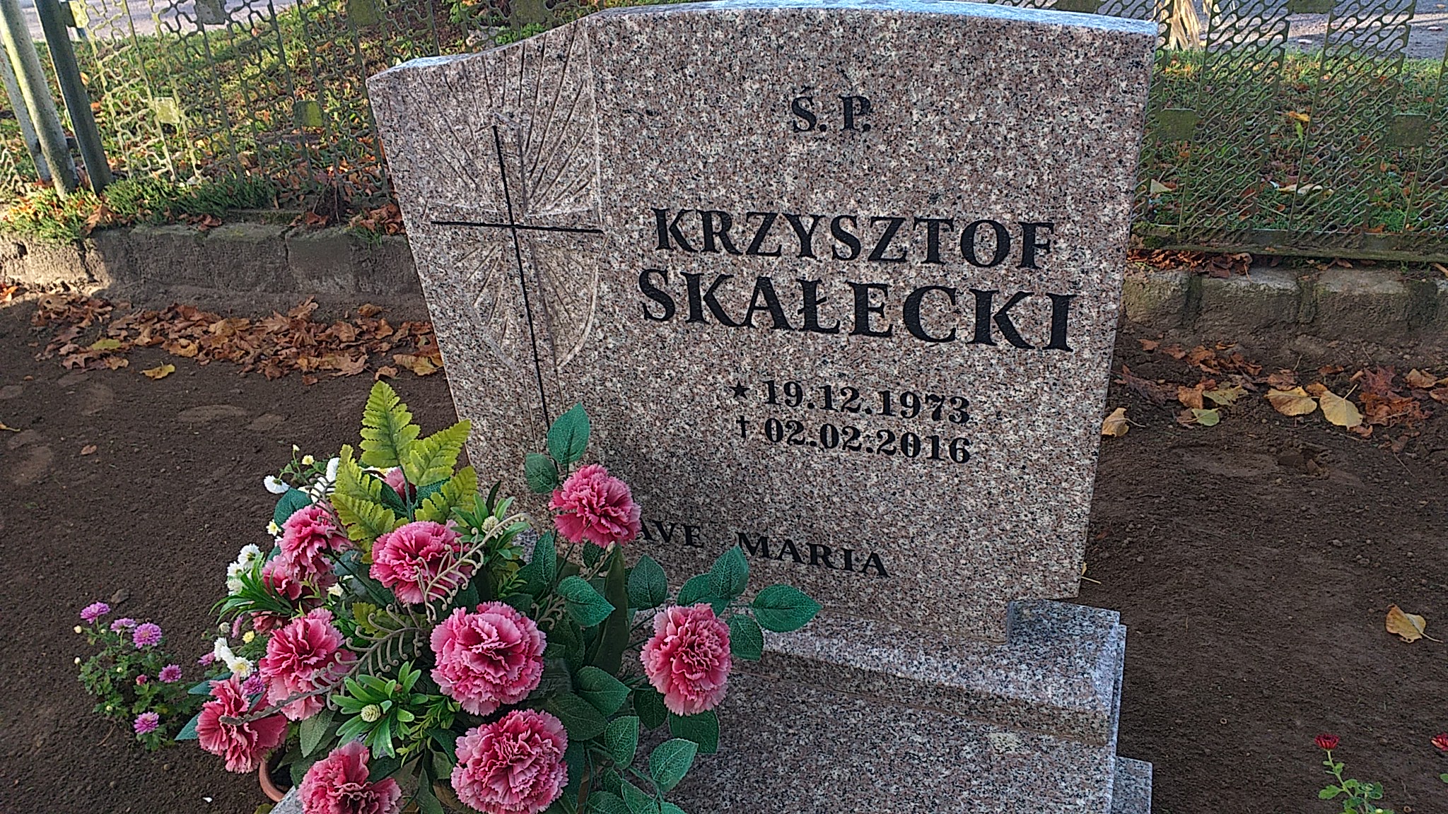 Krzysztof Skałecki 1973 Węgorzyno - Grobonet - Wyszukiwarka osób pochowanych