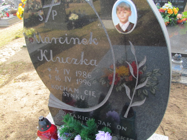 Marcin Kluczka 1986 Węgorzyno - Grobonet - Wyszukiwarka osób pochowanych