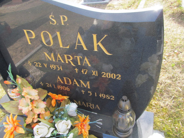 Marta Polak 1931 Węgorzyno - Grobonet - Wyszukiwarka osób pochowanych