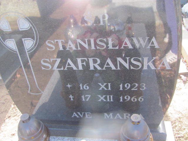 Stanisława Szafrańska 1923 Węgorzyno - Grobonet - Wyszukiwarka osób pochowanych