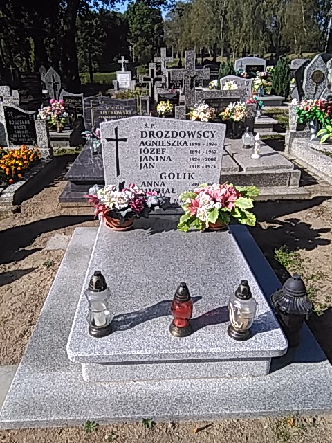 Agnieszka Drozdowska 1898 Węgorzyno - Grobonet - Wyszukiwarka osób pochowanych