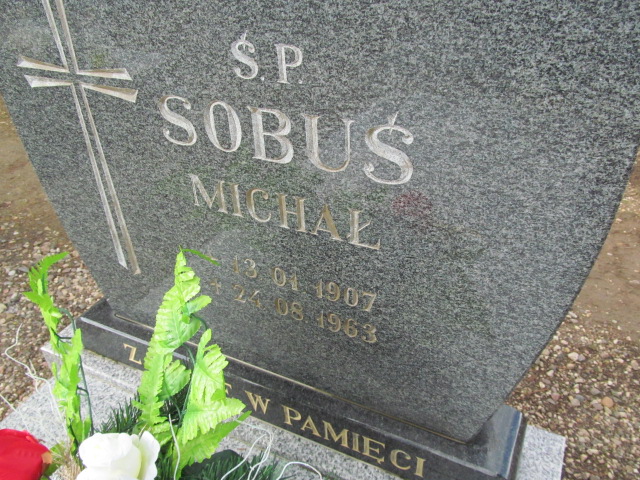 Michał Sobuś 1907 Węgorzyno - Grobonet - Wyszukiwarka osób pochowanych