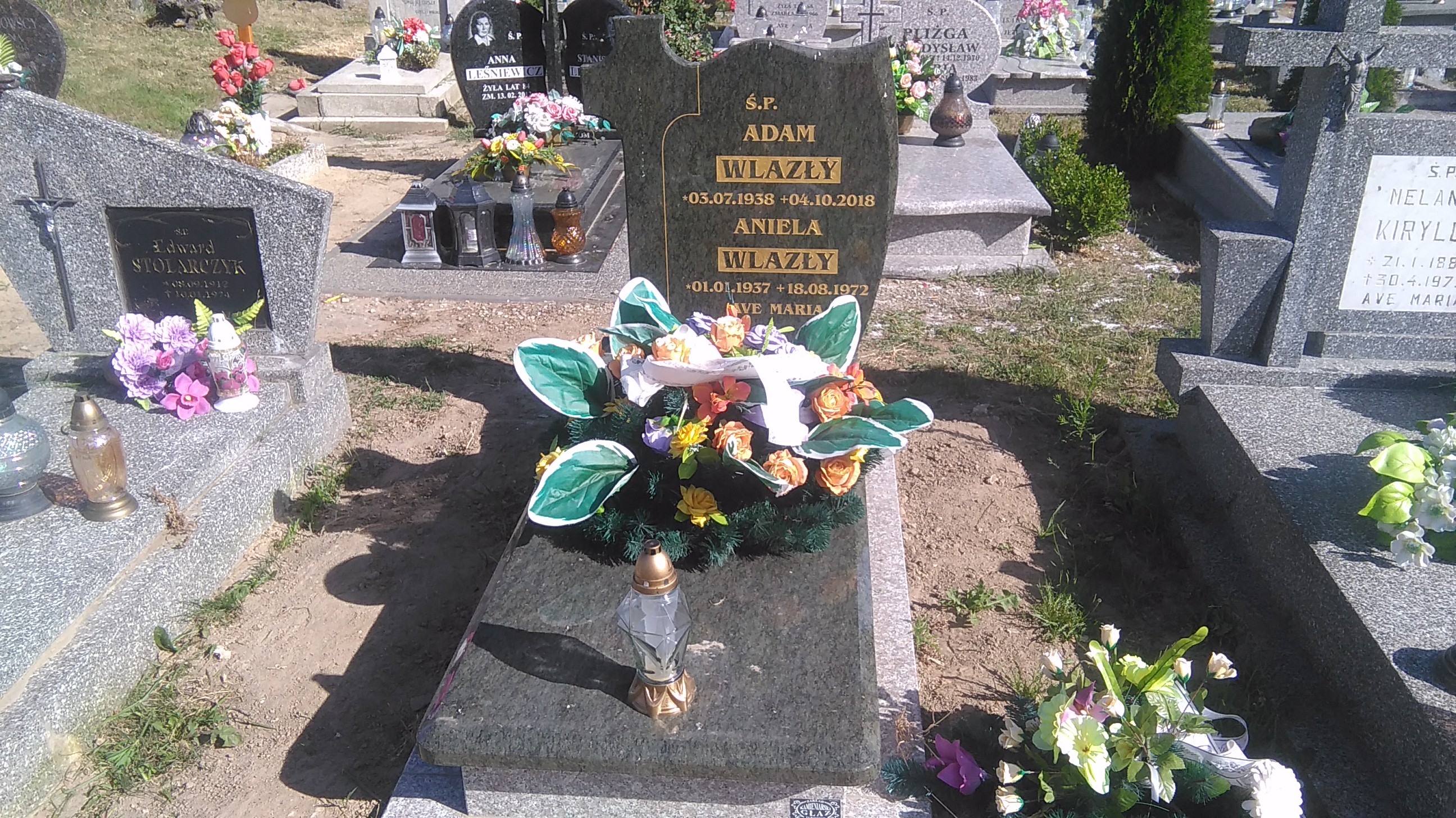 Aniela Wlazły Węgorzyno - Grobonet - Wyszukiwarka osób pochowanych