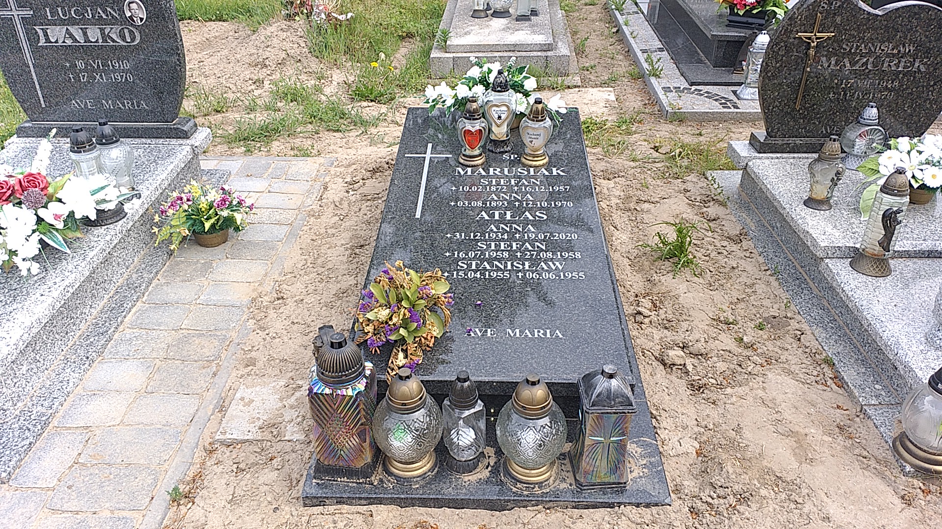 Anna Atłas 1934 Węgorzyno - Grobonet - Wyszukiwarka osób pochowanych