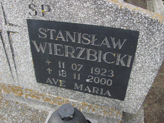 Stanisław Wierzbicki 1923 Węgorzyno - Grobonet - Wyszukiwarka osób pochowanych