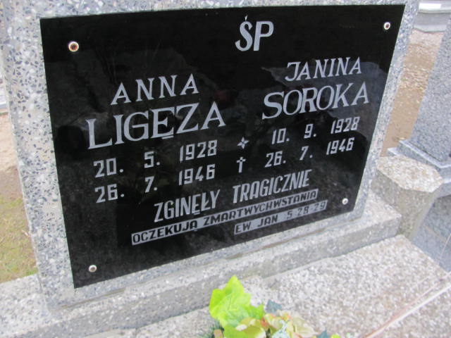 Anna Ligęza 1928 Węgorzyno - Grobonet - Wyszukiwarka osób pochowanych