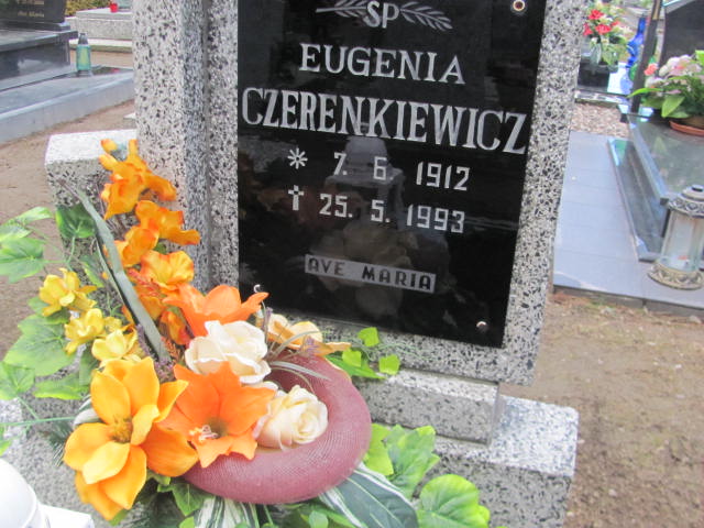 Eugenia Czerenkiewicz 1912 Węgorzyno - Grobonet - Wyszukiwarka osób pochowanych