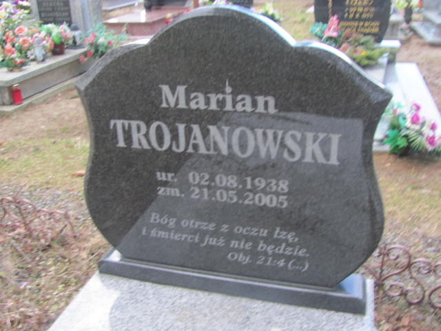 Marian Trojanowski 1938 Węgorzyno - Grobonet - Wyszukiwarka osób pochowanych