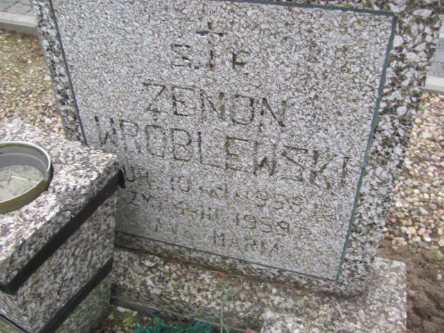 Zenon Wróblewski 1957 Węgorzyno - Grobonet - Wyszukiwarka osób pochowanych